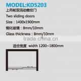 China Supplier Glass Shower Sets Glass Sliding Door(KD5203) thumbnail-2