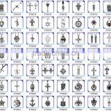 Custom Vintage Punk Gothic Style America Flag Dollar Pendant Jewelry Stainless Steel Titanium Punk Jewelry thumbnail-6