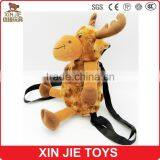 Plush Deer Backpack Good Quality Animal Shape Backpack Custom Kids Plush Animal Backpack thumbnail-2