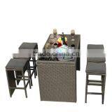 GARDEN LEISURE RATTAN OUTDOOR FURNITURE BAR SETS thumbnail-2