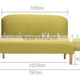 Fabric Fold Down Sofa (sofa Bed) HLM-4011 thumbnail-2