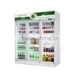 Glass Door Commercial Soft Drink Display Chiller/refrigerator Showcase