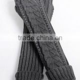 Girl's Fashion fingerless glove knit design