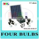 Solar Home Light With 4bulbs & Phone Charger