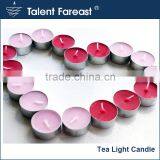 8pcs per set tealight candle, coloured and scented strawberry orma tealight candles