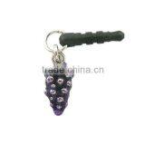 Metal Grape Earphone Jack Dust Cap Plug for Phone,designed by (C) Charis,OEM Service,pass SGS Factory Audit thumbnail-1