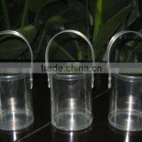 clear plastic bucket with lids
