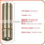 Transparent Reflector Grade 2 Titanium Alloy Q5 300lm Memory 6-Mode Led Flash Light Mini Pocket Size thumbnail-2