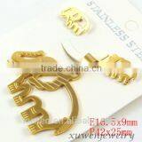 Animal Shape Gold Filled Stainless Steel Jewelry Set Women's thumbnail-1