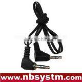 3.5mm Stereo Plug to 3.5mm Stereo Plug Audio Cable Right Angle