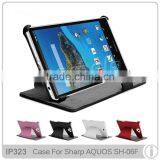 Fashion Tablet pc Leather Cases for AQUOS PAD SH-06F thumbnail-1