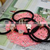 Fashion Women Cute Black Elastic Hair Bands Girl Hairband Hair Rope Gum Rubber thumbnail-1