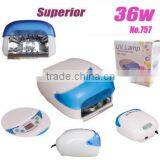 Hotselling Nail Art Gel Lamp 36w Sensor Salon uv Manicure Lamp With Sensor thumbnail-2