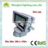 New product 10w led flood light with sensor ip65 ce rohs certificated