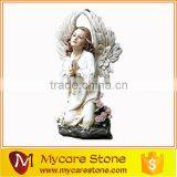 Pretty Praying Little Angel Stone Statues, Angel Stone Sculpture thumbnail-6