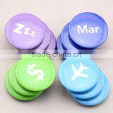 Good Advertising 30mm Round Magnetic Tin Plate Magnet Fridge Button Badge