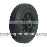 8 Inch Solid Rubber Wheel/plastic Rim Solid Wheel for Trolley