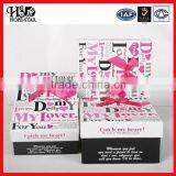 2015 Factory Price Sweet Gift Box, Valentine's Shoe Box