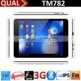 7.85 Inch Dual Core 3g Tablet With Voice MTK8312 WCDMA 3G Phone Call Bluetooth GPS FM Full Function IPS Screen Android 4.4 Q
