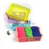 Multi-color Big Size Smile Face Plastic Storage Basket thumbnail-3