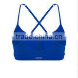Trendy Design Women Sports Bra Front Zipper Support Yoga Top thumbnail-3