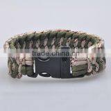 550 Paracord Bracelet With Whistle Buckle, Supplies Wholesale Paracord thumbnail-1