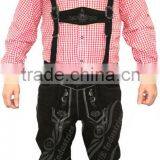 661 Bavarian Lederhosen , Trachtenlederhose , Knee Length Lederhosen , Bavarian Clothing , Kniebund Lederhosen, Suede Lederhosen thumbnail-1