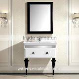 WTS8522V 40'' Modern Home Furniture Floor Mounted White Color Wood Bathroom Vanity Cabinets thumbnail-5