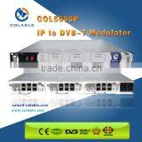 IP to Dvb-t rf Modulator 4 Transponders for Terrestrial Wireless tv Broadcasting System COL5600P