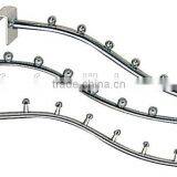 Chuangfeng Supermarket Steel Ball Hanging Hooks For Slatwall Displays