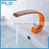 Single Handle Orange Bathroom Tap Basin Faucet thumbnail-2