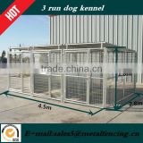 3 runs dog kennels with spliter and roof