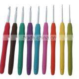 Amazon Hot Sale Aluminum Crochet Hook , Soft Handle Crochet Hook Set thumbnail-4
