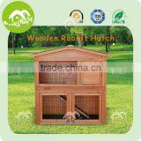 wooden custome rabbit hutches, two story rabbit hutches