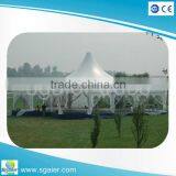 10*10 Waterproof Pvc Window Outdoor Aluminum White Pvc Pagoda Tent thumbnail-2
