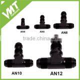 AN -6 (6AN AN6 ) Bulkhead Tee Fitting Adapter in Black thumbnail-2