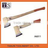 Hot Sale All Kinds of High Quality Fireman Damascus Steel Hatchet With Wooden Hand thumbnail-5