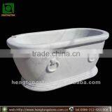 Newstar Good Quality Polished Bathroom Marble Tub Surround thumbnail-1
