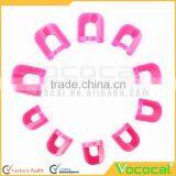 26 Pcs of 10 Sizs Reusable Spill Resistant Manicure Finger Cover Nail Art Polish Guide Stencil Shield thumbnail-5