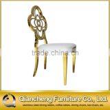 Golden Royal Flower Sash Wedding Tiffany Table Chairs thumbnail-3