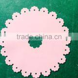 Waterproof High Temperature Circular Lace Silicone Insulation Pad / Mat thumbnail-2