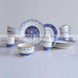 16pcs Ceramic Dinnerware Set With Hand Painting, Handpainted Dinnerware Set thumbnail-2