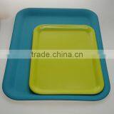 Bamboo Fiber Square Dinner Tray