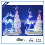 Clear Bright Christmas Deer Statue Christmas Reindeer With LED Light thumbnail-1