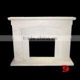 White Marble Electric Fireplace thumbnail-1