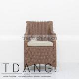 Largo Wicker Dining Chair - Vietnam Poly Rattan - Outdoor Patio Furniture thumbnail-1