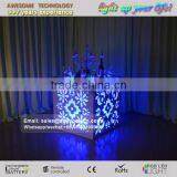 Fancy Led Table, Glass Top Table, Banquet Hall Table for 8 Seater thumbnail-6