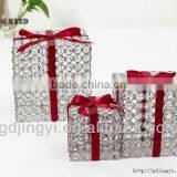 Wholesale Led Christmas Decoration Iron Acrylic Square Gift Box thumbnail-3