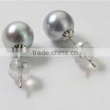 6.5-7 mm Grey Akoya Pearl Jewelry Earring thumbnail-5