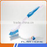 High Quality Plastic Tile Brush With Soft Grip Handle thumbnail-1